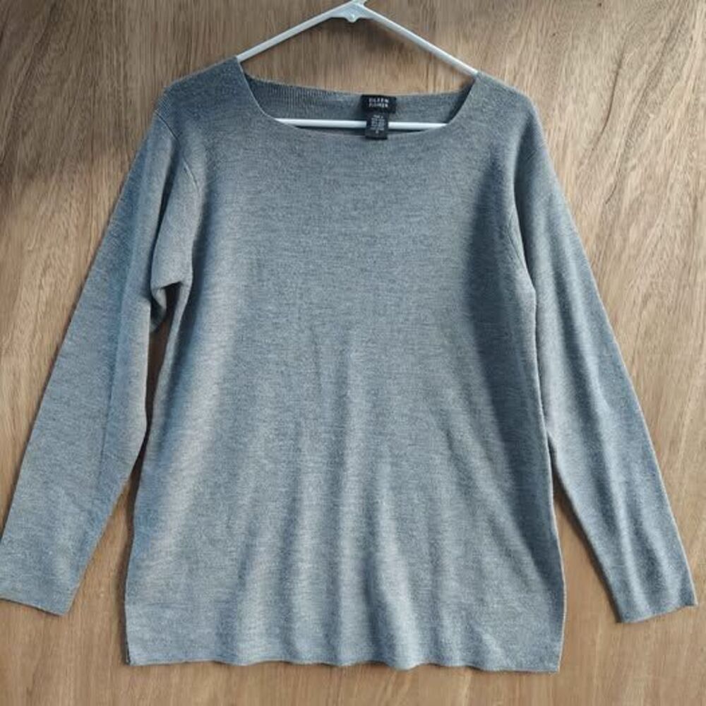 Eileen Fisher 100% Wool Women Sweater Size S